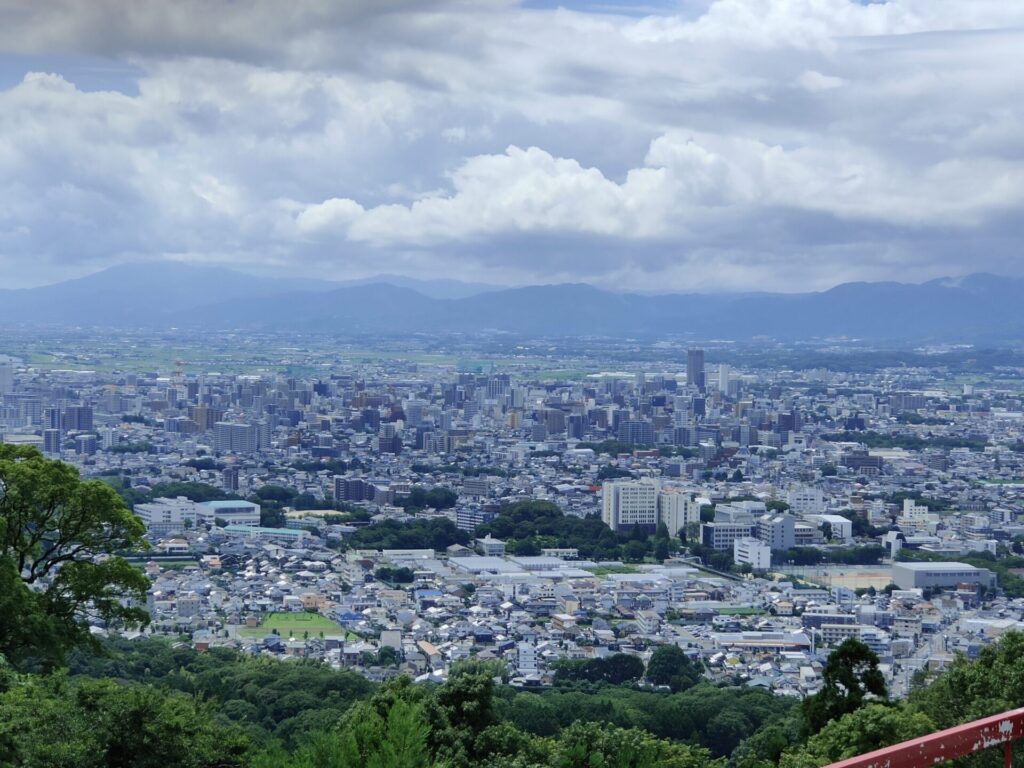 高良山からの眺め　久留米市