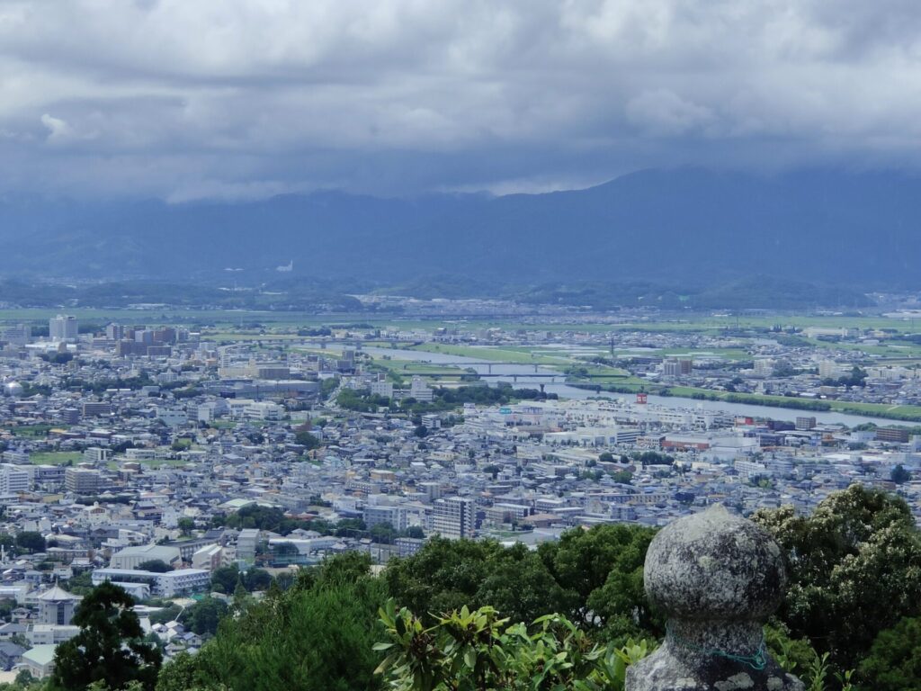 高良山眺め　久留米市