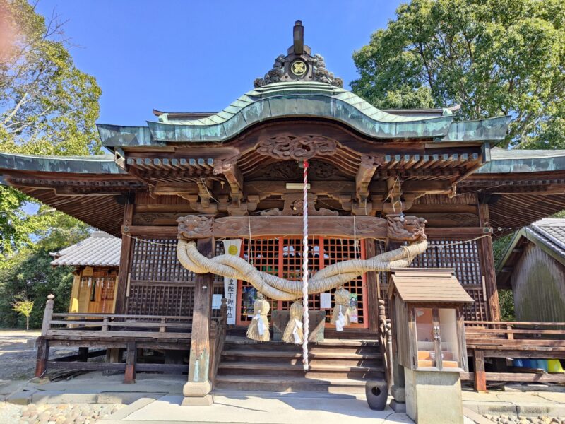 筑後乃国阿蘇神社拝殿